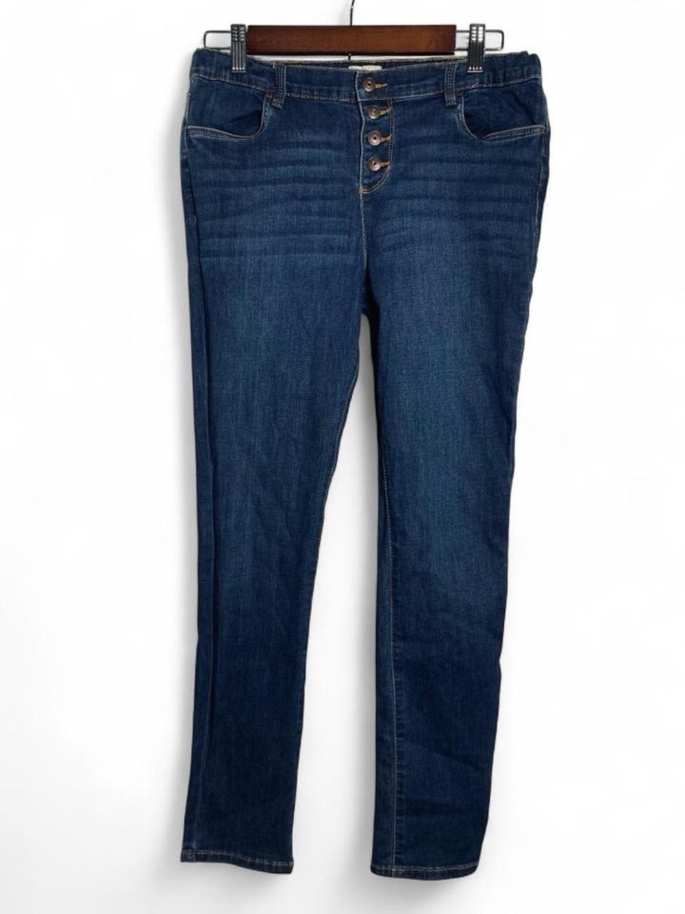 OshKosh B'gosh Teen Girls 14/14A or Women’s small Dark Wash Skinny Jeans Button